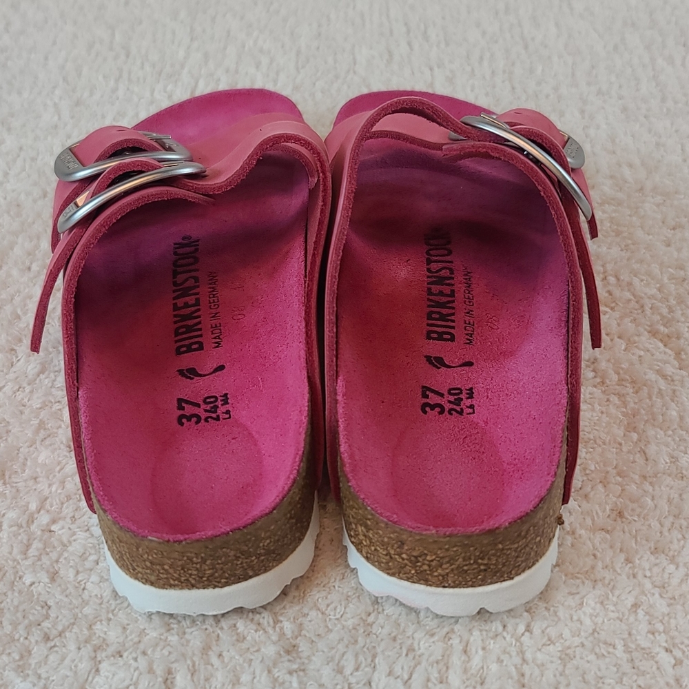 BIRKENSTOCK ARIZONA BIG BUCKLE FUCHSIA 37 Eur/ 6-6.5 US - Picture 7 of 9